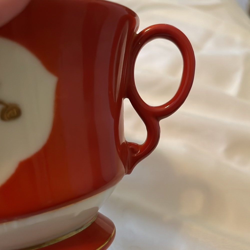 Antique Unique Cup & Saucer Set - Picture 5 of 8